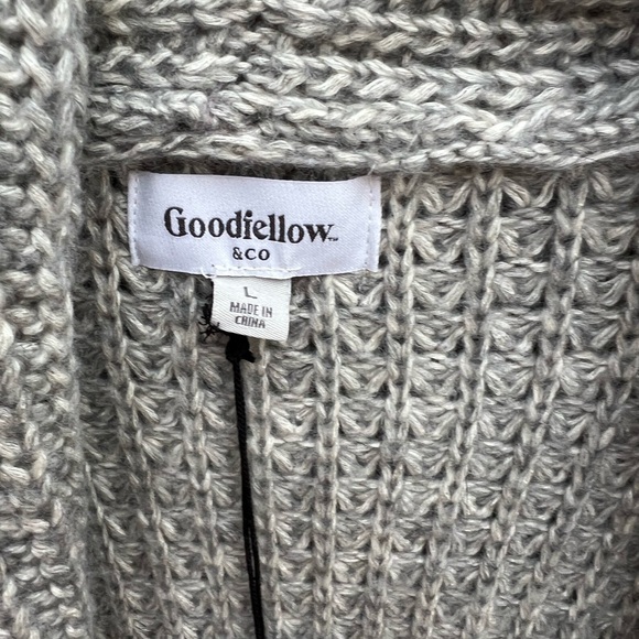 Goodfellow & Co women’s gray ombré cardigan - Picture 4 of 9